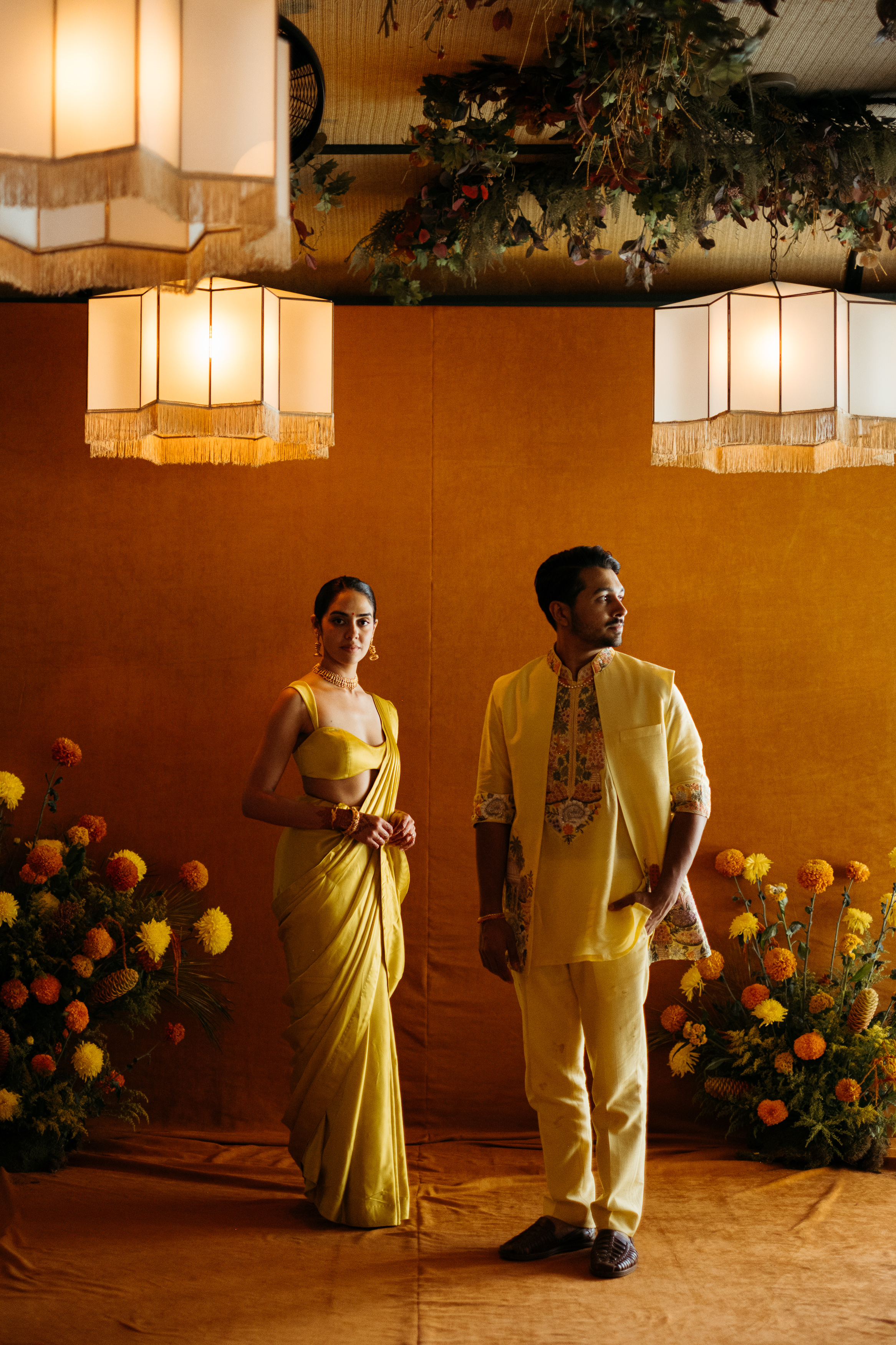 Couple dancing at their wedding