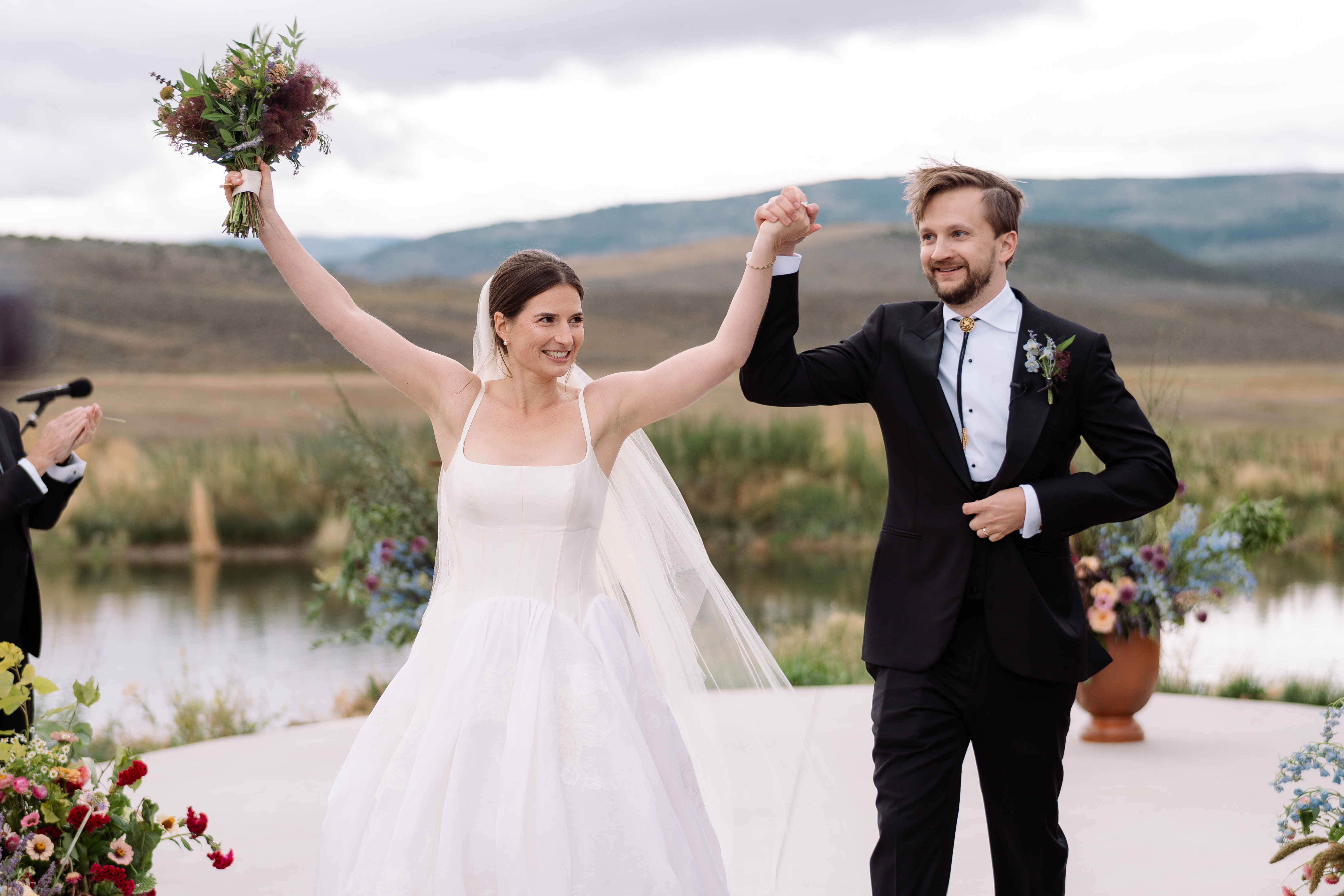 Maura & Paul wedding at 4 Eagle Ranch, Colorado